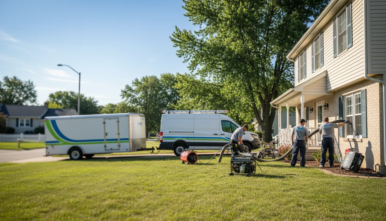 Flooded Basement Restoration And Cleanup With Repair in Norton, KS near me